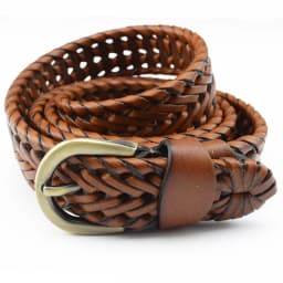 New Belt Men Women Belts Luxury Genuine Leather Braided Real Cow Skin Straps Men All-Matching Simple Fashionable Tide Belts
