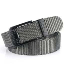 Fashion Metal Automatic Buckle Canvas Belt For Men Thick Tough Nylon Waistband Outdoor Cowboy Jeans Pants Tactical Belts Hiking