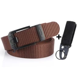 Fashion Metal Automatic Buckle Canvas Belt For Men Thick Tough Nylon Waistband Outdoor Cowboy Jeans Pants Tactical Belts Hiking
