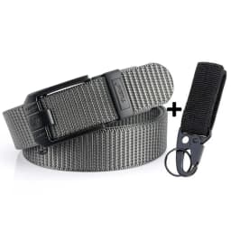 Fashion Metal Automatic Buckle Canvas Belt For Men Thick Tough Nylon Waistband Outdoor Cowboy Jeans Pants Tactical Belts Hiking
