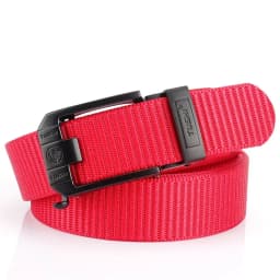 Fashion Metal Automatic Buckle Canvas Belt For Men Thick Tough Nylon Waistband Outdoor Cowboy Jeans Pants Tactical Belts Hiking