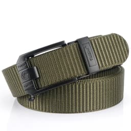 Fashion Metal Automatic Buckle Canvas Belt For Men Thick Tough Nylon Waistband Outdoor Cowboy Jeans Pants Tactical Belts Hiking