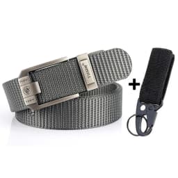 Fashion Metal Automatic Buckle Canvas Belt For Men Thick Tough Nylon Waistband Outdoor Cowboy Jeans Pants Tactical Belts Hiking