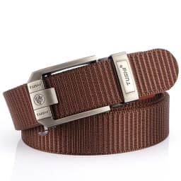 Fashion Metal Automatic Buckle Canvas Belt For Men Thick Tough Nylon Waistband Outdoor Cowboy Jeans Pants Tactical Belts Hiking