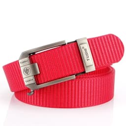 Fashion Metal Automatic Buckle Canvas Belt For Men Thick Tough Nylon Waistband Outdoor Cowboy Jeans Pants Tactical Belts Hiking