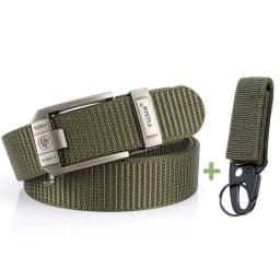 Fashion Metal Automatic Buckle Canvas Belt For Men Thick Tough Nylon Waistband Outdoor Cowboy Jeans Pants Tactical Belts Hiking