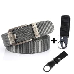 Fashion Metal Automatic Buckle Canvas Belt For Men Thick Tough Nylon Waistband Outdoor Cowboy Jeans Pants Tactical Belts Hiking
