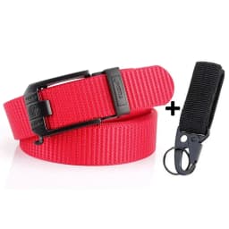 Fashion Metal Automatic Buckle Canvas Belt For Men Thick Tough Nylon Waistband Outdoor Cowboy Jeans Pants Tactical Belts Hiking