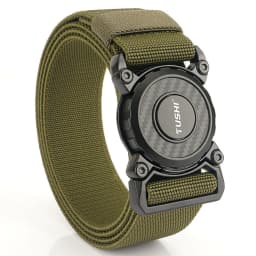 TUSHI Genuine Tactical Belt Quick Release Outdoor Military Belt Soft Real Nylon Sports Accessories Men and Women Black Belt