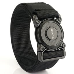 TUSHI Genuine Tactical Belt Quick Release Outdoor Military Belt Soft Real Nylon Sports Accessories Men and Women Black Belt