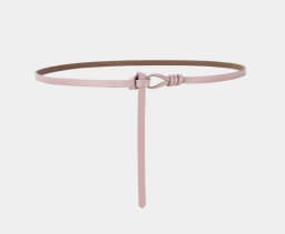 1cm High Quality Real Cowskin Leather Belt Fashion Knot Buckle Retro Ladies Thin Belts for Women Wild Jumpsuit Ladies Ceinture