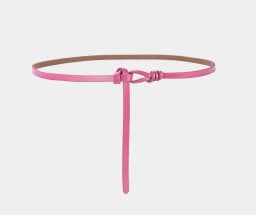 1cm High Quality Real Cowskin Leather Belt Fashion Knot Buckle Retro Ladies Thin Belts for Women Wild Jumpsuit Ladies Ceinture