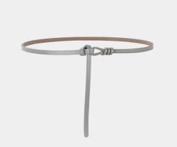 1cm High Quality Real Cowskin Leather Belt Fashion Knot Buckle Retro Ladies Thin Belts for Women Wild Jumpsuit Ladies Ceinture