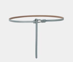 1cm High Quality Real Cowskin Leather Belt Fashion Knot Buckle Retro Ladies Thin Belts for Women Wild Jumpsuit Ladies Ceinture