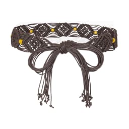 SISHION 2025 Women Woven Waist Belt Crochet Summer Beach Handwoven Rope Braided Skinny Dress Belts Waistband Bohemian TCS356