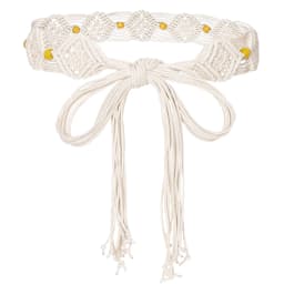 SISHION 2025 Women Woven Waist Belt Crochet Summer Beach Handwoven Rope Braided Skinny Dress Belts Waistband Bohemian TCS356