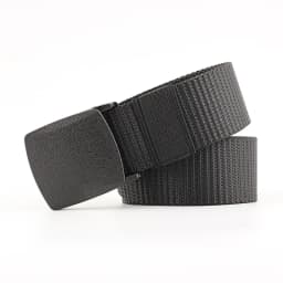 3.8x125cm Black Grey Navy Green Nylon Canvas Belt With Plastic Buckle For Men And Women Outdoor Working Tactical Waistband