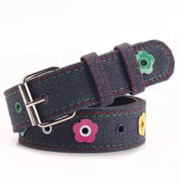 Women's Y2k Belt With Plaid Denim Jeans Decoration Dopamine Belt Accessories For American Hot Girl