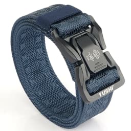 TUSHI Men's Tactical Belt Army Outdoor Hunting Tactical Military Canvas Multi Function Combat Survival High Quality Marine Corps