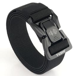 TUSHI Men's Tactical Belt Army Outdoor Hunting Tactical Military Canvas Multi Function Combat Survival High Quality Marine Corps