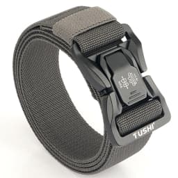 TUSHI Men's Tactical Belt Army Outdoor Hunting Tactical Military Canvas Multi Function Combat Survival High Quality Marine Corps