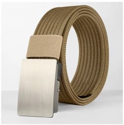 Fashion Canvas Men Belts Adjustable Metal Buckle Belt for Men Casual Waist Strap Man Accessories