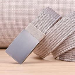 Fashion Canvas Men Belts Adjustable Metal Buckle Belt for Men Casual Waist Strap Man Accessories
