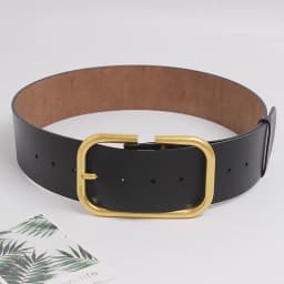 2025 Women's Genuine Leather Retro Copper Pin Buckle Wide Waist Seal Dress Decoration Corset Belts for Women Ladies Waist Belt