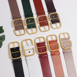 2025 Women's Genuine Leather Retro Copper Pin Buckle Wide Waist Seal Dress Decoration Corset Belts for Women Ladies Waist Belt