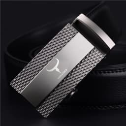 COWATHER 100% cow genuine leather belts for men 2021 top quality automatic alloy buckle male strap casual design original brand