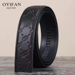 Men belt Genuine Leather Belt GG Cowskin Belts Without Buckle Real Genuine Leather Belt Body Men Cowboy Leather Belt No Buckle