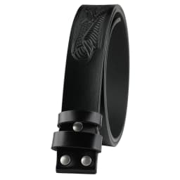 Embossed Eagle Belt No Buckle Decorative Strap