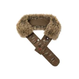 Vintage Brown Fur Belt Y2K Hook Furry Fur Belt Cowgirl Gothic Punk Sexy Belts Hip Hop Waistband Jeans Pants Decor