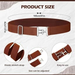 XXFD Fashionable Elastic Belt Waist Strap for Horseback Riding and Outdoor Adventures