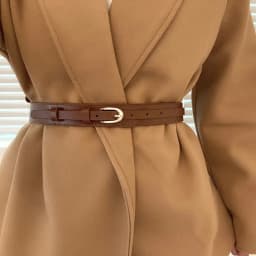 Women Wide Leather Belts Retro Metal Buckle Skinny Waistband Punk Female Lady Dress Coat Decorative Waist Straps