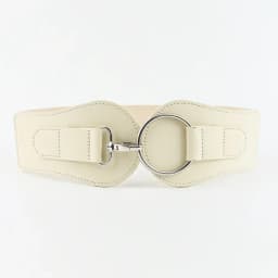 Luxury Ladies Wide Belt Elastic Vintage Buckle Leather Wide Fashion Wild Pin Buckle Women's Belt Waist Seal Belt