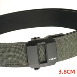 1.5" Tactical Belt Metal Buckle Adjustable Sturdy Ratchet Nylon Belts IPSC USPSA IDPA Belt Rigid Heavy Duty Gea