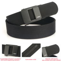1.5" Tactical Belt Metal Buckle Adjustable Sturdy Ratchet Nylon Belts IPSC USPSA IDPA Belt Rigid Heavy Duty Gea