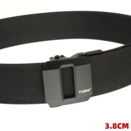 1.5" Tactical Belt Metal Buckle Adjustable Sturdy Ratchet Nylon Belts IPSC USPSA IDPA Belt Rigid Heavy Duty Gea