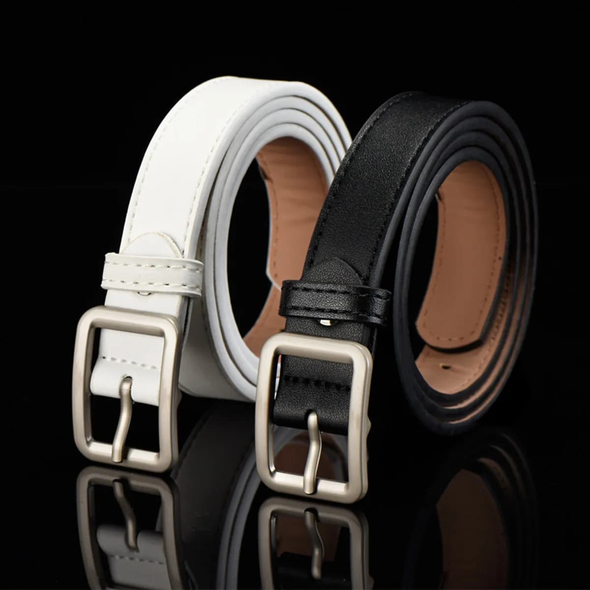 Fashionable And Trendy Women's PU Belts Can Be Selected For Variety Of Colors With Skirt And Sweater Accessories