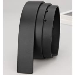 Pure Cowhide Belt Strap 3.4CM Round Hole Belt No Buckle Genuine Leather Belts High Quality Without Buckle Belt Men Women