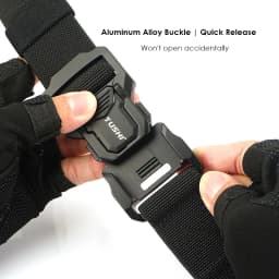 KOLBER New Men's Casual Elastic Belt Aluminum Buckle Quick Release Military Tactical Belt Soft Nylon Stretch Work Belt Waistband