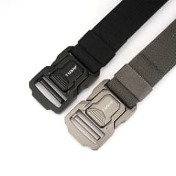 KOLBER New Men's Casual Elastic Belt Aluminum Buckle Quick Release Military Tactical Belt Soft Nylon Stretch Work Belt Waistband