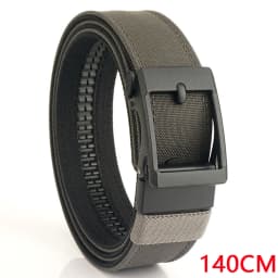TUSHI 140CM Mens Military Tactical Belt Tight Sturdy Nylon Heavy Duty Hard Belt for Male Outdoor Casual Belt Automatic Waistband