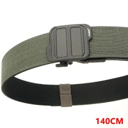 TUSHI 140CM Mens Military Tactical Belt Tight Sturdy Nylon Heavy Duty Hard Belt for Male Outdoor Casual Belt Automatic Waistband