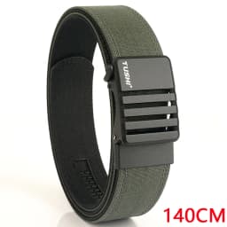TUSHI 140CM Mens Military Tactical Belt Tight Sturdy Nylon Heavy Duty Hard Belt for Male Outdoor Casual Belt Automatic Waistband