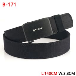 TUSHI 140CM Mens Military Tactical Belt Tight Sturdy Nylon Heavy Duty Hard Belt for Male Outdoor Casual Belt Automatic Waistband
