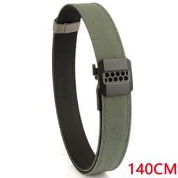 TUSHI 140CM Mens Military Tactical Belt Tight Sturdy Nylon Heavy Duty Hard Belt for Male Outdoor Casual Belt Automatic Waistband