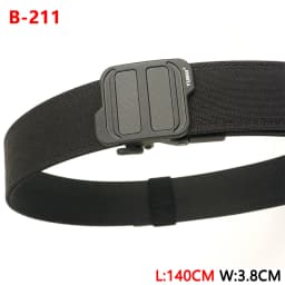 TUSHI 140CM Mens Military Tactical Belt Tight Sturdy Nylon Heavy Duty Hard Belt for Male Outdoor Casual Belt Automatic Waistband
