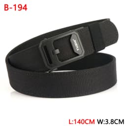 TUSHI 140CM Mens Military Tactical Belt Tight Sturdy Nylon Heavy Duty Hard Belt for Male Outdoor Casual Belt Automatic Waistband